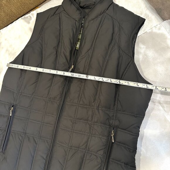 Eddie Bauer Women’s Black Goose Down Vest, Size L - Picture 13 of 15